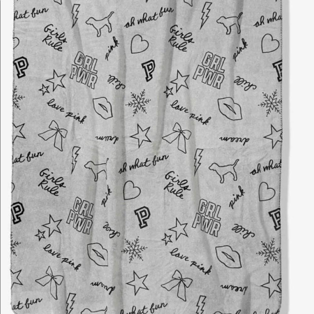 Vs pink Sherpa blanket
